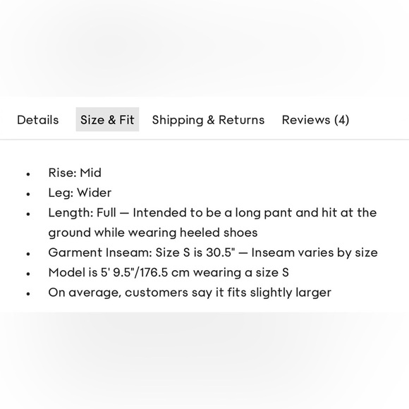 NWT Aritzia Wilfred Globe Linen Pant Relaxed wide-leg mid-rise pants Black Small - Picture 12 of 14